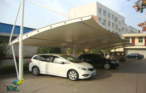 松江膜結構車棚造型別致*松江膜結構車棚設計多樣化