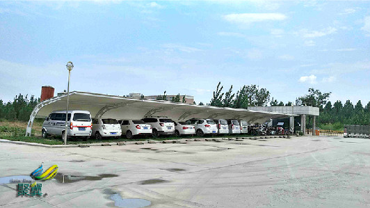 上海膜結(jié)構(gòu)汽車棚車棚材質(zhì)及設(shè)計(jì)繪圖