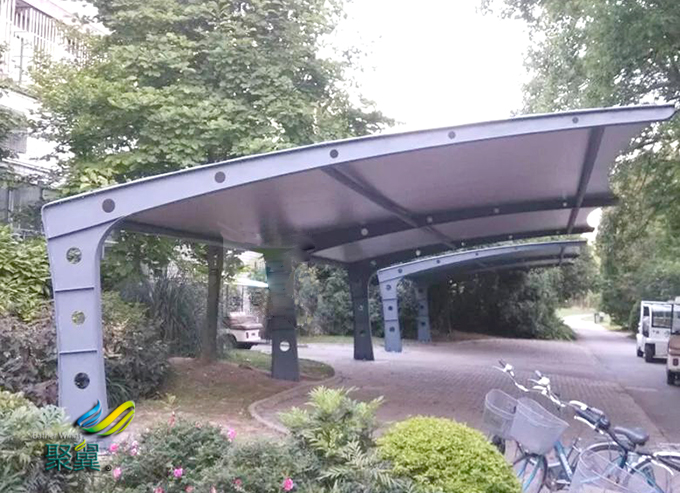 膜結構車棚是怎么施工的，膜結構車棚大受歡迎的原因