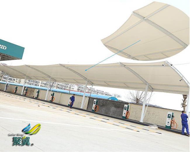  膜結構車棚的制作必須要嚴格要求