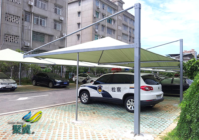 膜結構車棚結構形式|膜結構車棚市場前景