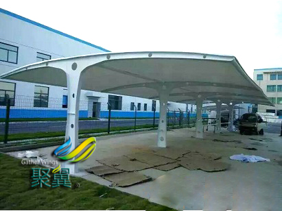 膜結構車棚幾項特點深受大眾好評