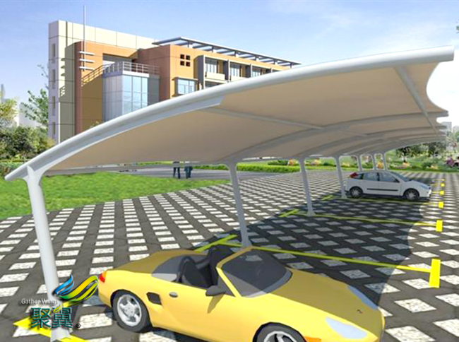 市面膜結構車棚主要有哪些材質