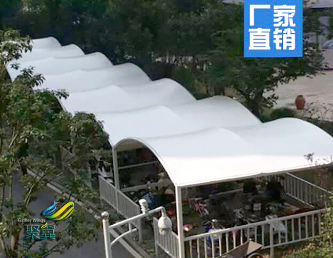  膜結構車棚的尺度挑選