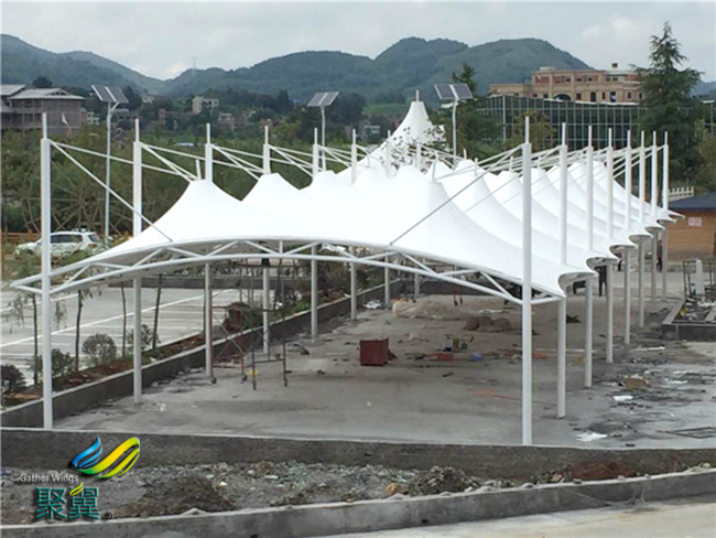 國(guó)內(nèi)膜結(jié)構(gòu)車(chē)棚推行|高品質(zhì)車(chē)棚