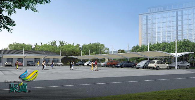  膜結(jié)構(gòu)車(chē)棚復(fù)雜程度及各種車(chē)棚款式