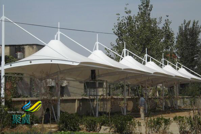 膜結(jié)構(gòu)車(chē)棚的安裝方法介紹