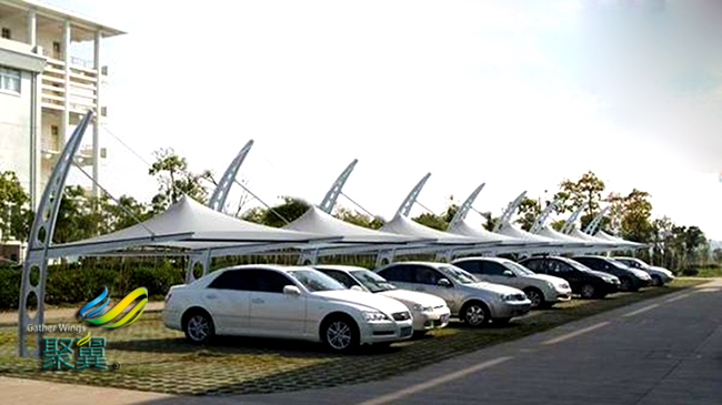  膜結構車棚的發展趨勢及膜結構車棚堅固耐用