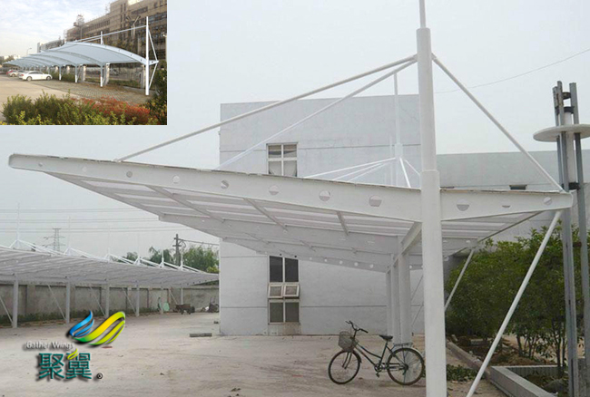 膜結構車棚自行車棚的膜材選擇