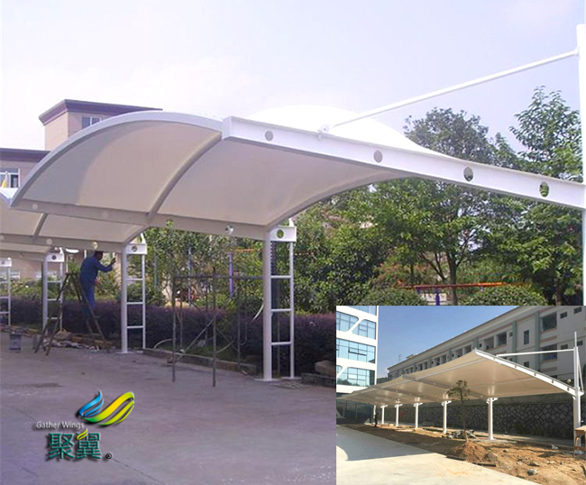 膜結構車棚使用壽命|膜結構車棚特點