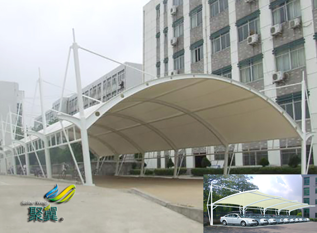 膜結構車棚圍護結構體系|結構體系選擇