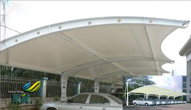 膜結構車棚主要特點體現|大跨度空間