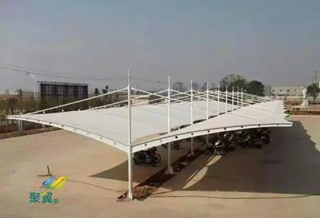 膜結(jié)構(gòu)車棚受到大眾青睞|膜結(jié)構(gòu)車棚抗震性好