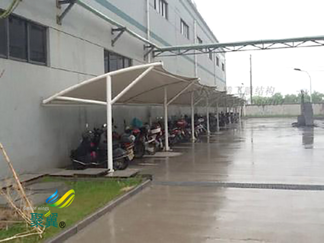  膜結構車棚自行車棚低碳環保|建筑結構