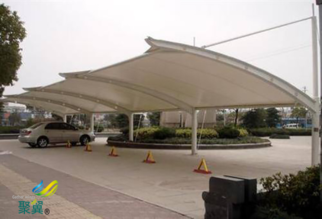 安裝膜結構車棚具體方法|膜結構車棚張拉成型