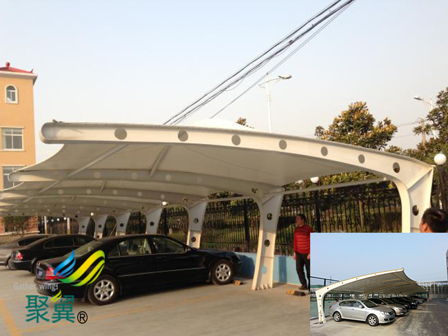 河北省隆化縣膜結構車棚|膜結構車棚工廠生產銷售品牌上門