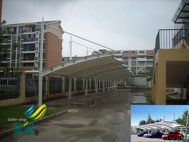 河北省固安縣膜結構車棚|膜結構車棚公司央視特邀品牌