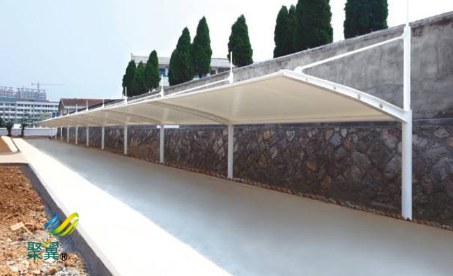 新鄉膜結構車棚汽車棚生產廠家|供應停車棚
