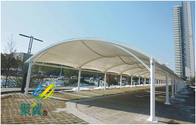 膜結(jié)構(gòu)停車(chē)棚安裝廠家|張拉景觀膜結(jié)構(gòu)環(huán)保