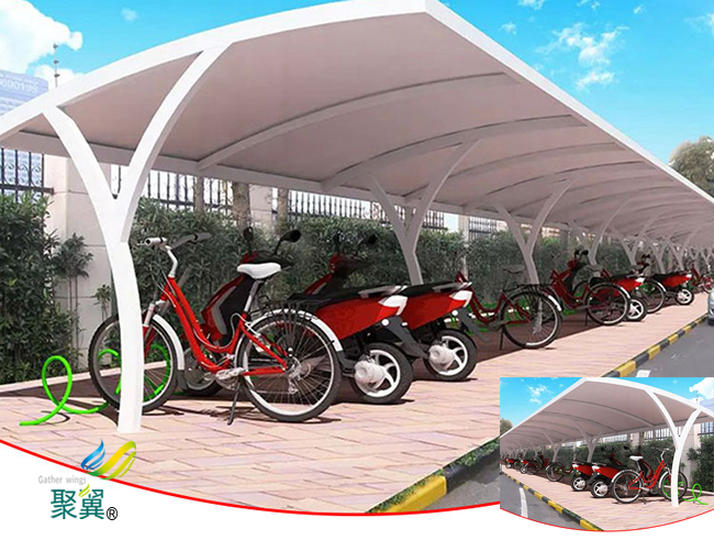  膜結(jié)構(gòu)車(chē)棚汽車(chē)棚鋼膜結(jié)構(gòu)停車(chē)棚廠家供應(yīng)直銷(xiāo)