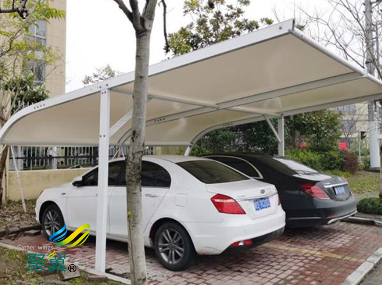 膜結構車棚汽車棚景觀棚車棚定做