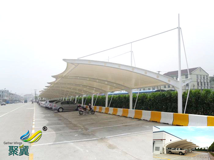 黑龍江膜結構車棚膜布簡介批發(fā)安裝加工多少錢平米