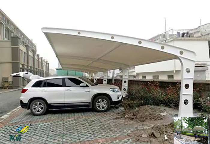 上海鋼膜結(jié)構(gòu)停自行汽車棚景觀工程安裝價(jià)格