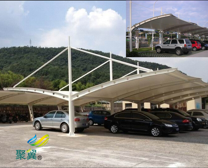 膜結(jié)構(gòu)車棚膜材多少錢一個(gè)平方|車棚款式有哪些
