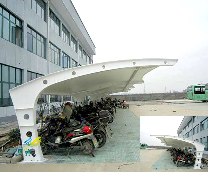 膜結構停車棚自身特點|汽車停車棚性價比高