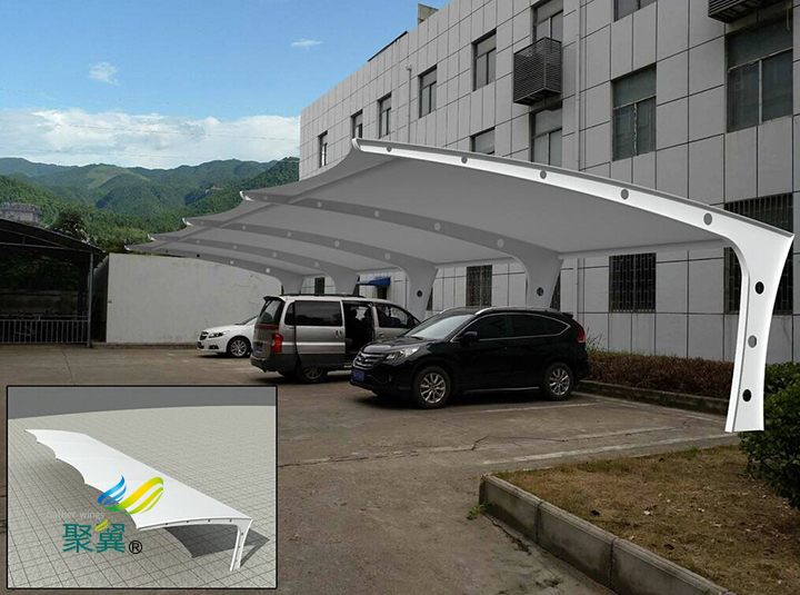 膜結構充電樁車棚|安裝膜結構充電樁車棚注意事項